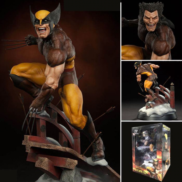 X-Men Wolverine Changeable head Boxed Figure Decoration 28CM a box of 36