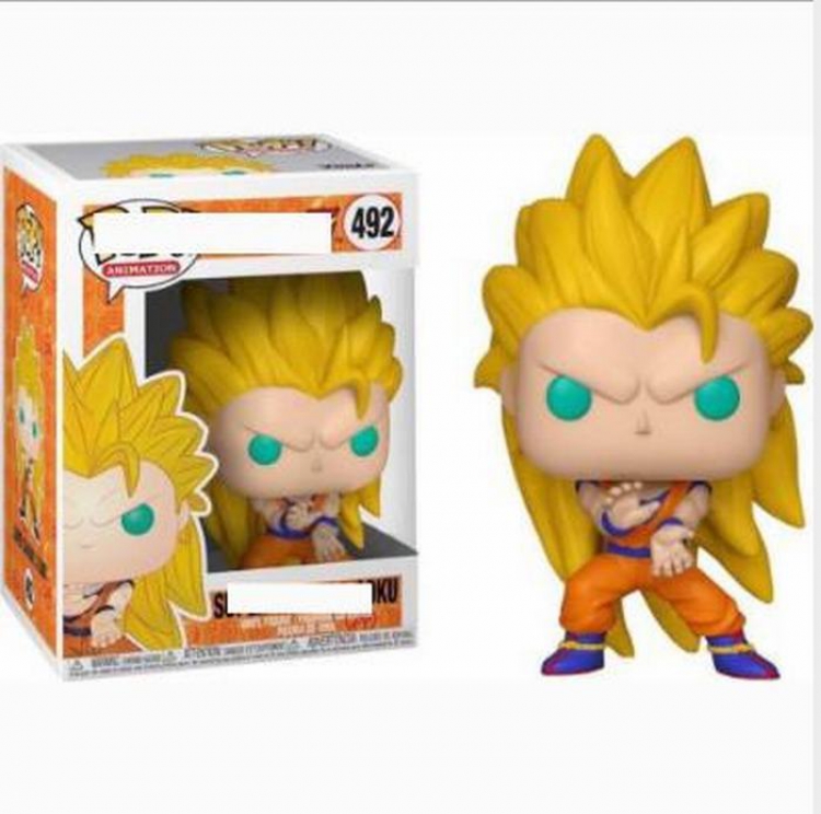 DRAGON BALL FUNKO POP 492 Boxed Figure Decoration 10CM