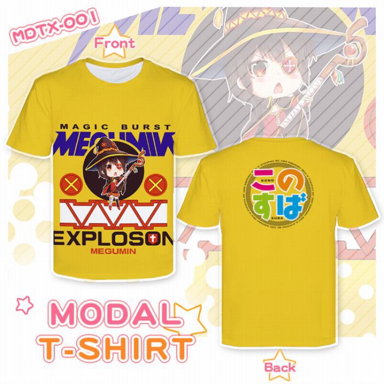 Blessing the beautiful world Full color modal T-shirt short sleeve XS-5XL MDTX001