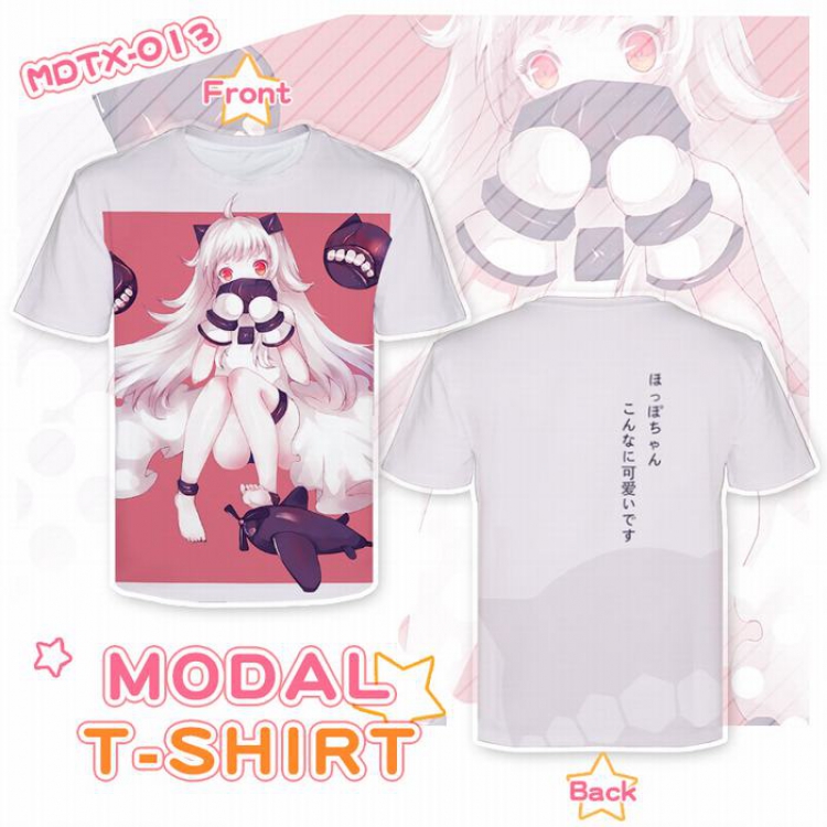 Kantai Collection Full color modal T-shirt short sleeve XS-5XL MDTX013