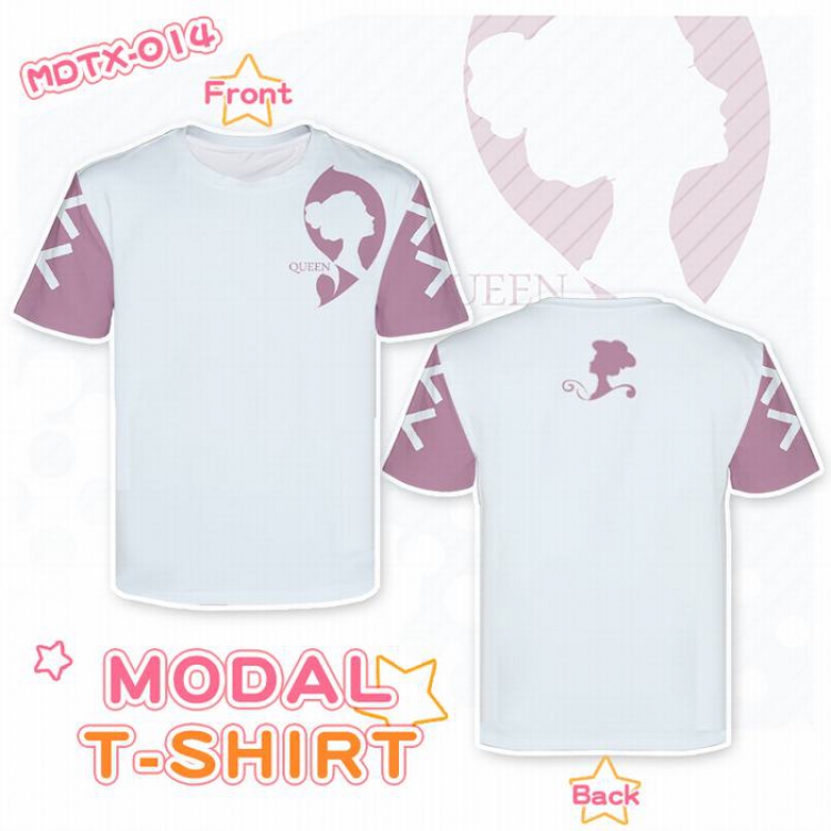 Full color modal T-shirt short sleeve XS-5XL MDTX014