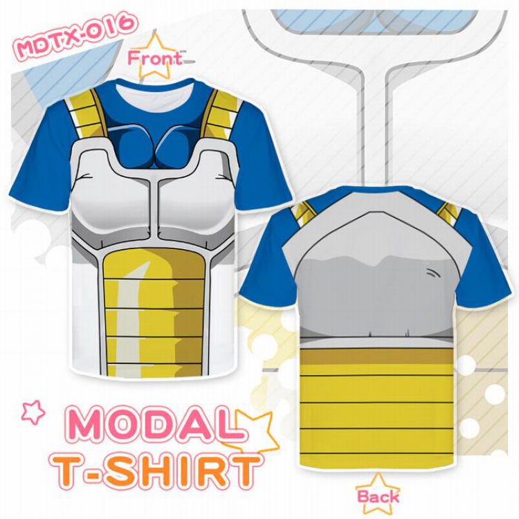 DRAGON BALL Full color modal T-shirt short sleeve XS-5XL MDTX016