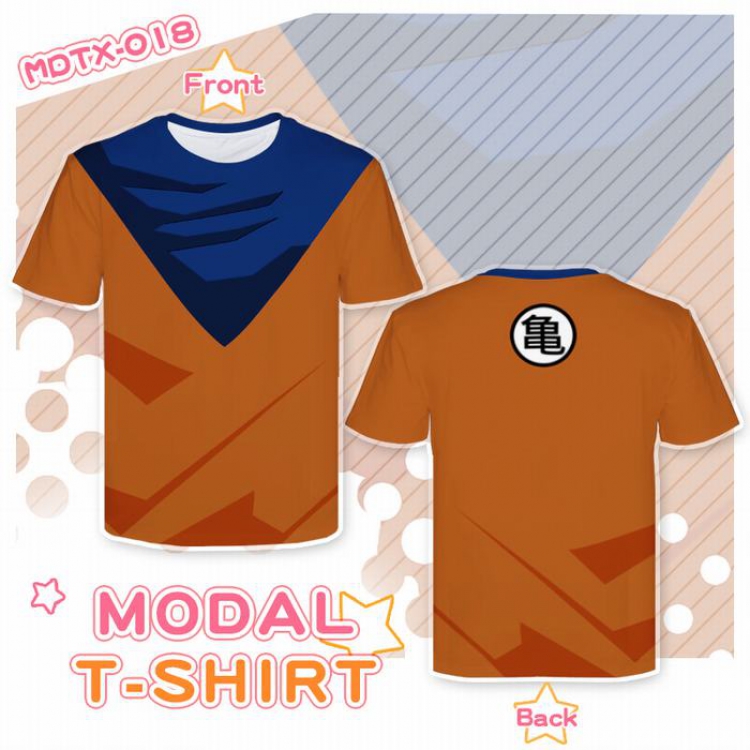 DRAGON BALL Full color modal T-shirt short sleeve XS-5XL MDTX018