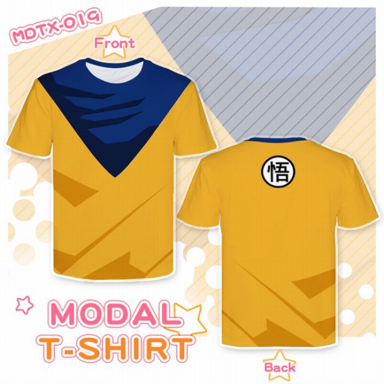 DRAGON BALL Full color modal T-shirt short sleeve XS-5XL MDTX019