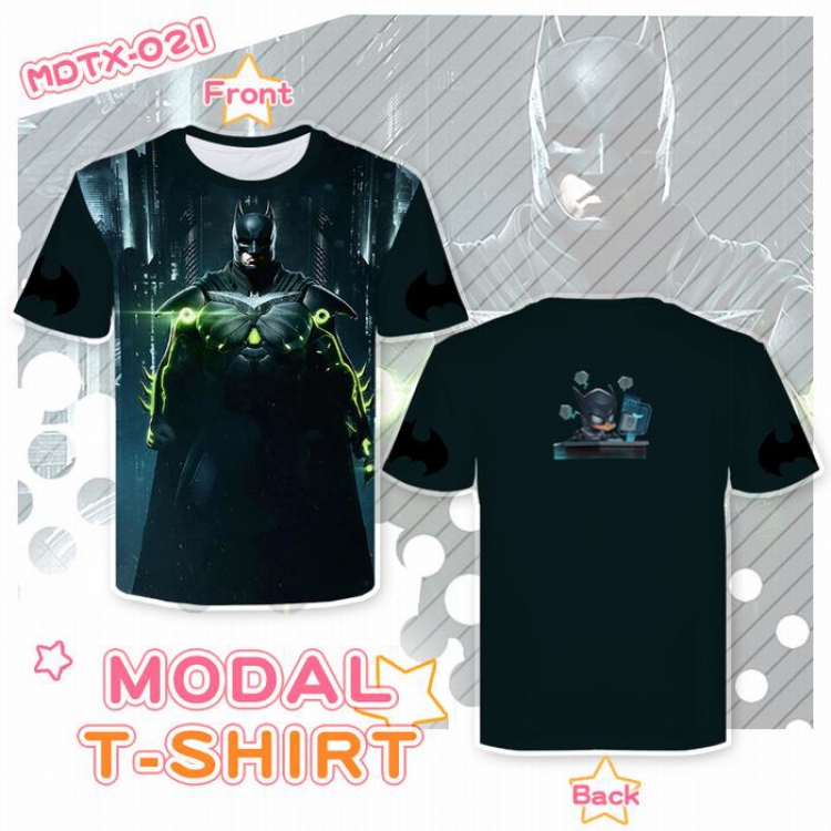 Justice League Full color modal T-shirt short sleeve XS-5XL MDTX021