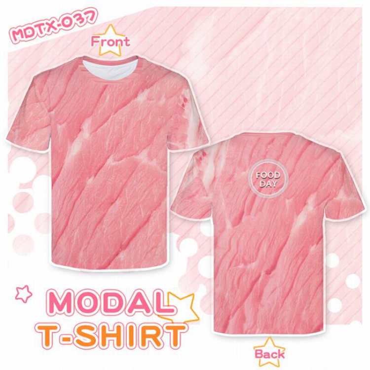 Personality Full color modal T-shirt short sleeve XS-5XL MDTX037