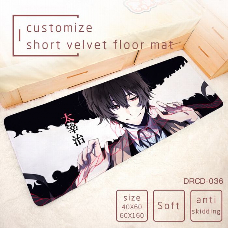 Bungo Stray Dogs Carpet rug Mats Floor mat 60X160CM DRCD036