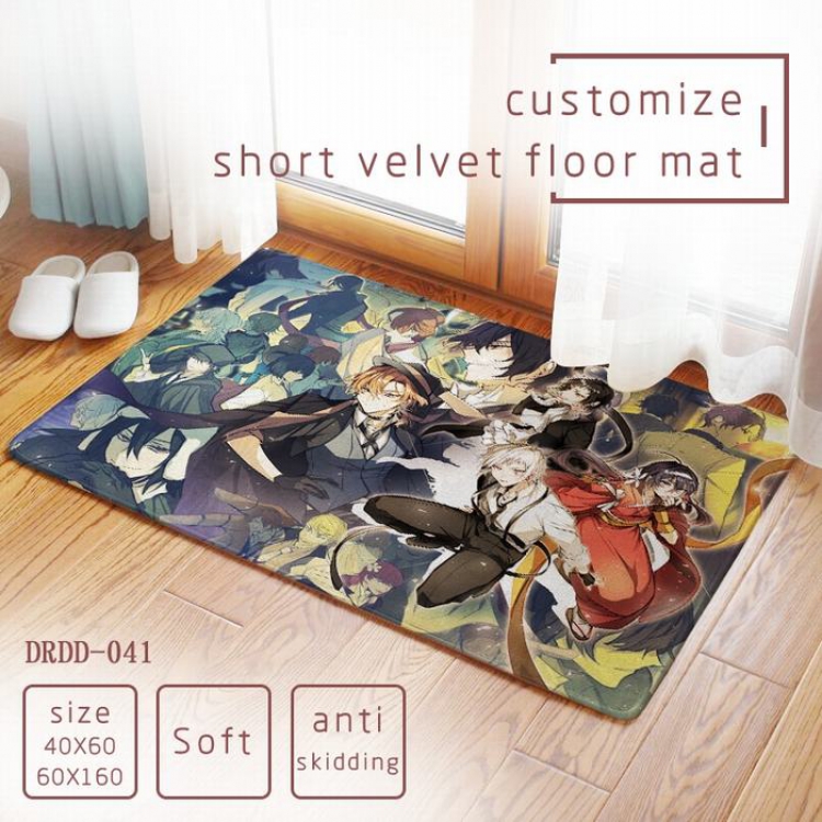Bungo Stray Dogs Carpet rug Mats Floor mat 40X60CM DRDD041
