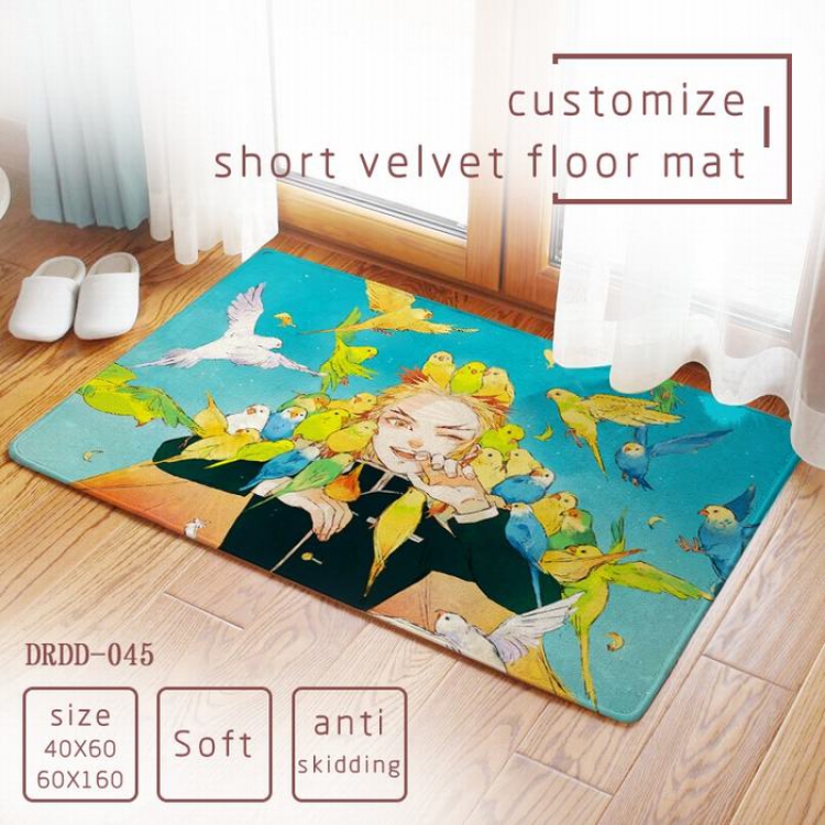 Demon Slayer Kimets Carpet rug Mats Floor mat 40X60CM DRDD045