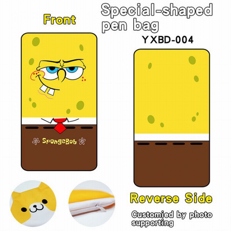 SpongeBob Shaped pencil case pencil bag YXBD004