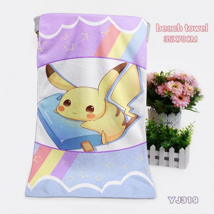 Pokemon Pikachu Towels Bath towels 35X70CM YJ319