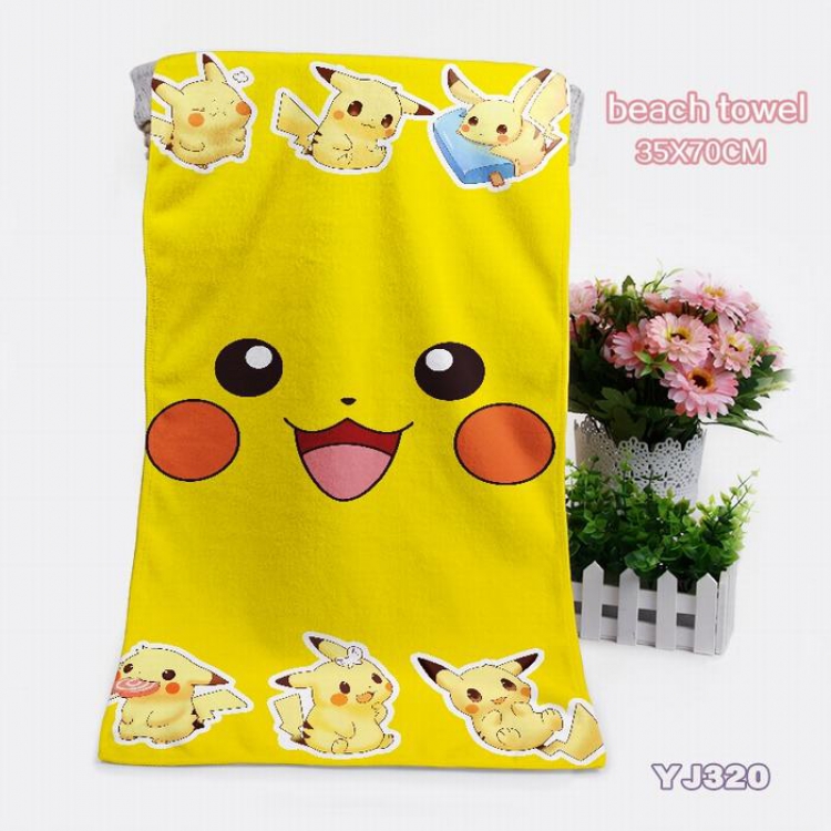 Pokemon Pikachu Towels Bath towels 35X70CM YJ320