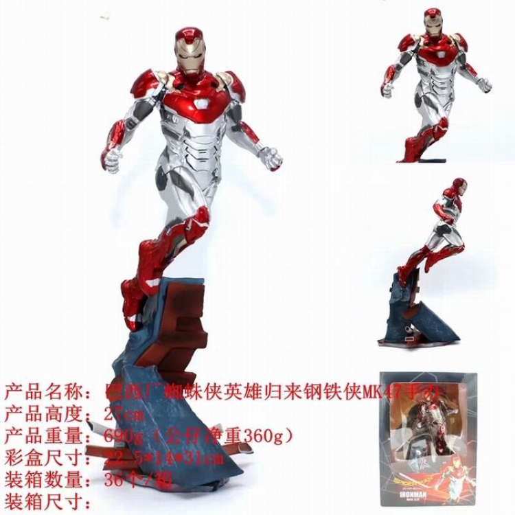 The Avengers Iron Man MK47 Boxed Figure Decoration 27CM a box of 30