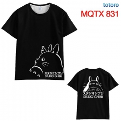 TOTORO Black and white line dr...