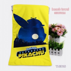Pikachu Towels Bath towels 35X...