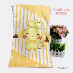 Pokemon Pikachu Towels Bath to...