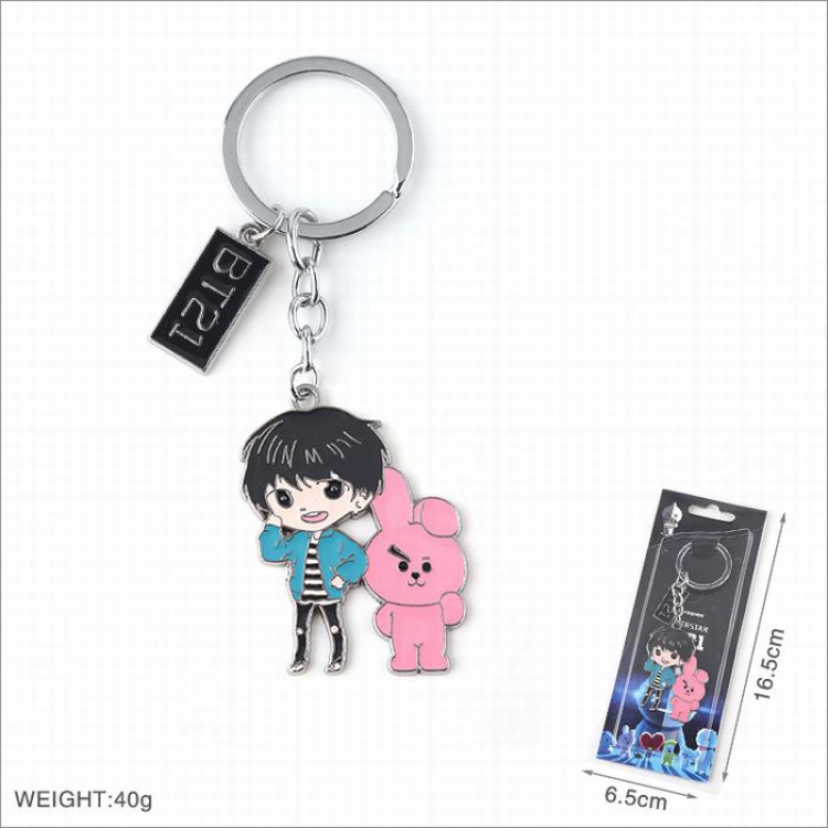 BTS BT21 Rider Key Chain pendant Style G