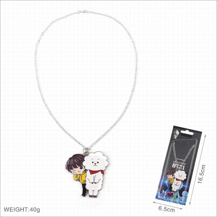 BTS BT21 Necklace pendant Style E