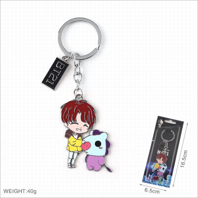 BTS BT21 Rider Key Chain pendant Style D