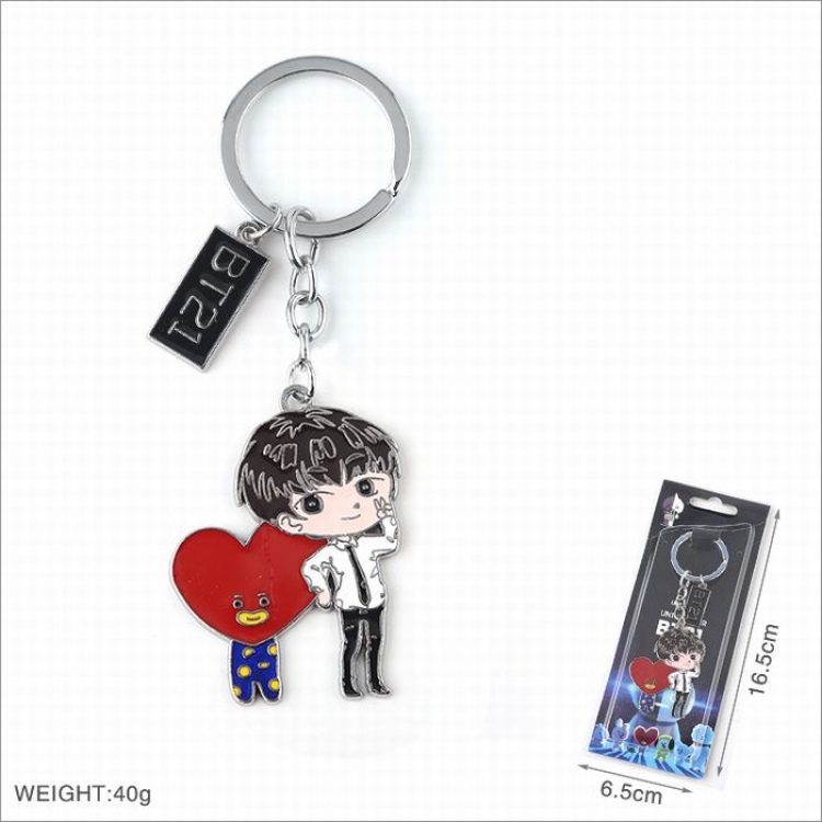 BTS BT21 Rider Key Chain pendant Style C