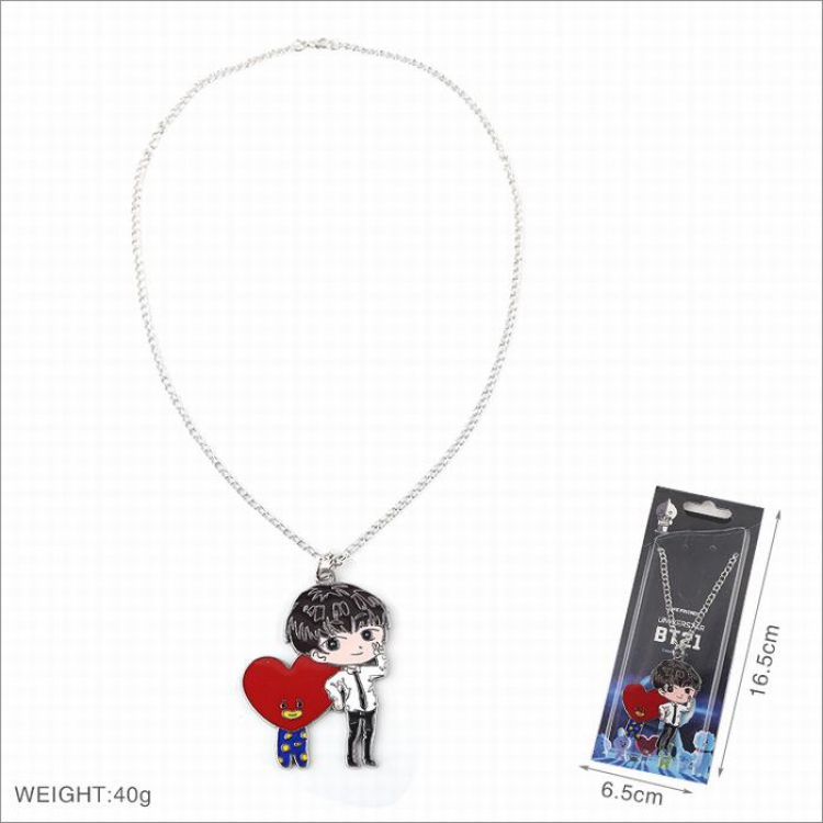 BTS BT21 Necklace pendant Style C