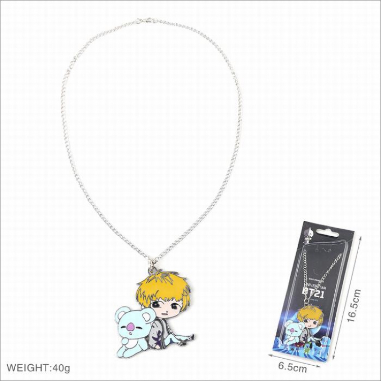 BTS BT21 Necklace pendant Style B