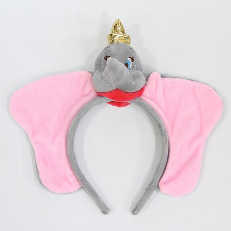 Small gray elephant headband 12X15CM 0.025KG price for 5 pcs