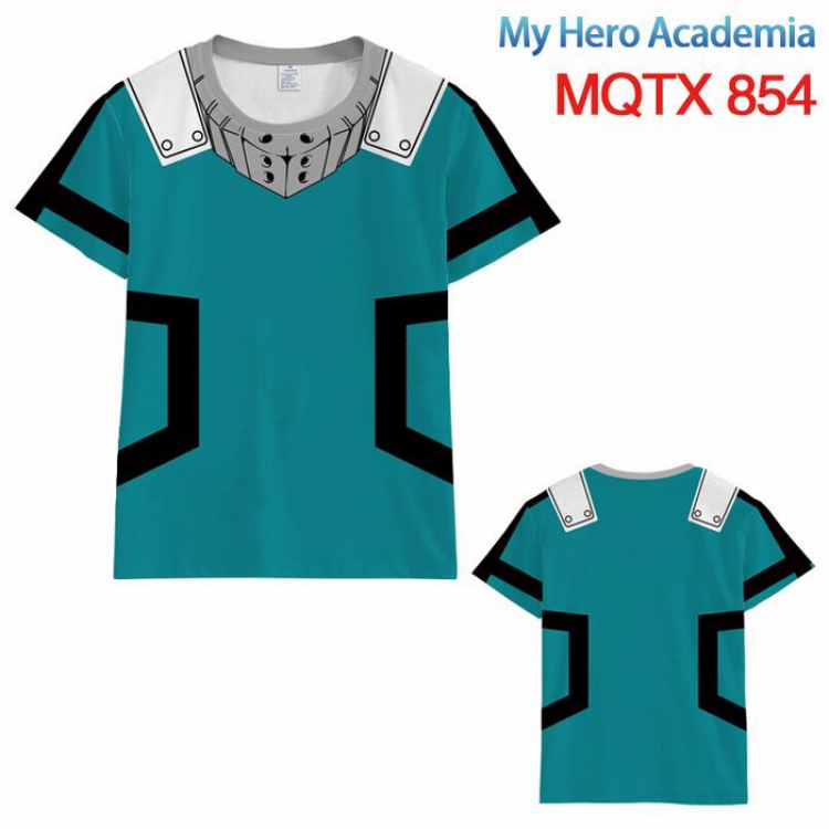My Hero Academia Full color printed short sleeve t-shirt 10 sizes from XXS to 5XL MQTX-854