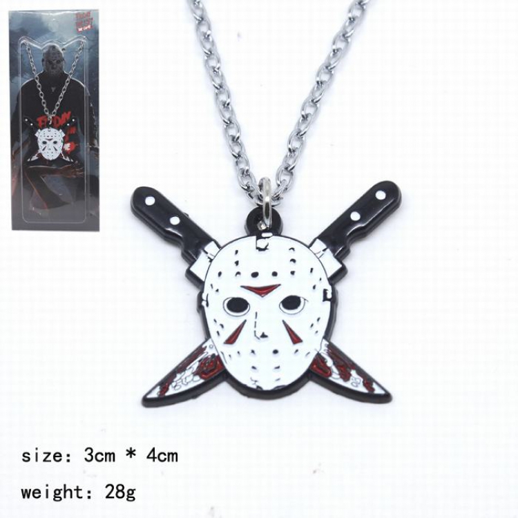 Friday the 13th Necklace pendant