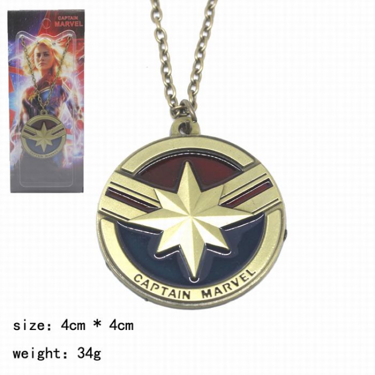 Captain Marvel Necklace pendant