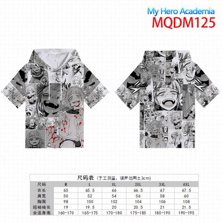 My Hero Academia Full Color Printing Short sleeve T-shirt  M L XL XXL XXXL MQDM125