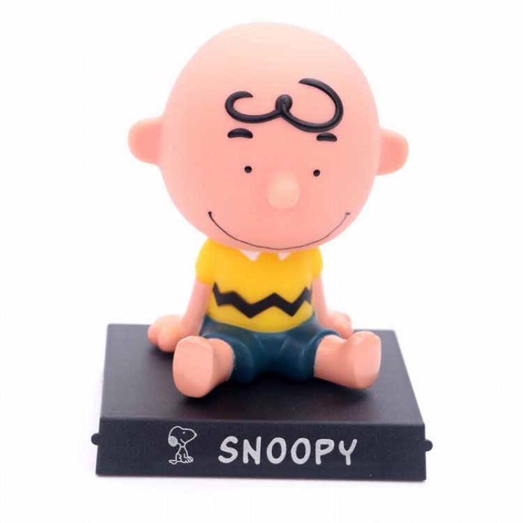 Snoopys Story Shake head Boxed Figure Decoration Mobile phone holder