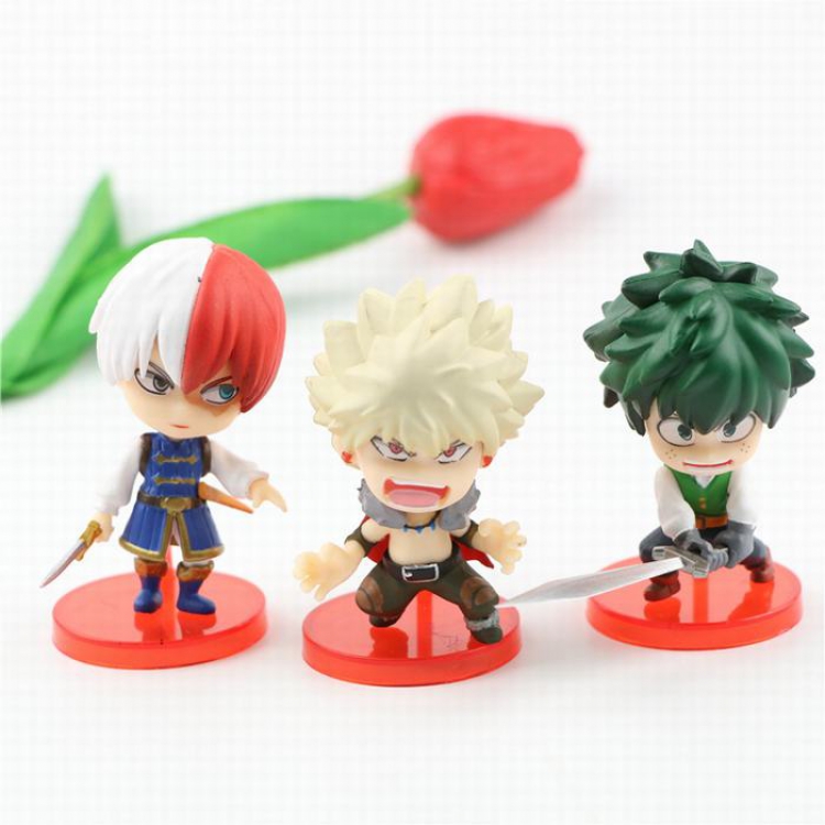 My Hero Academia a set of 3 Bagged Figure Decoration