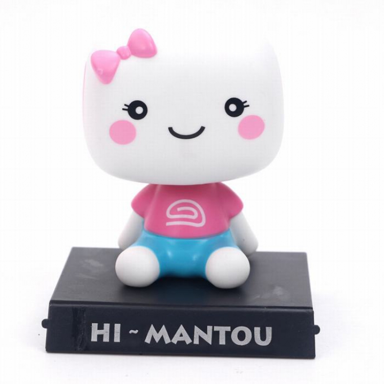 Cartoon Shake head Boxed Figure Decoration Mobile phone holder