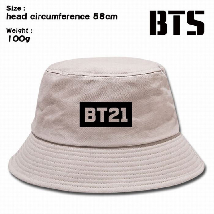 BTS BT21 Canvas Fisherman Hat Cap