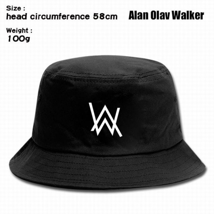 Alan-Olav-Walker Canvas Fisherman Hat Cap