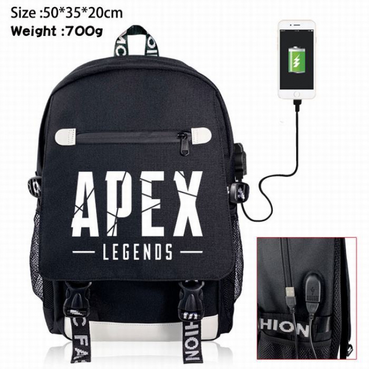 Apex Legends Canvas Data line Backpack Bag 