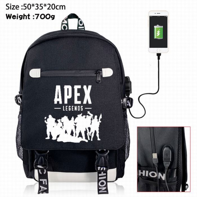 Apex Legends Canvas Data line Backpack Bag 