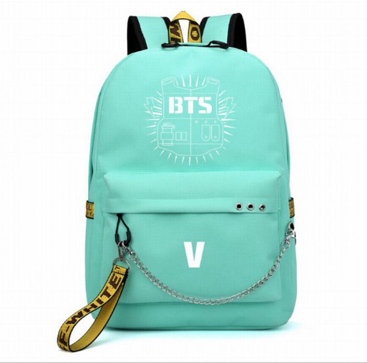 BTS Water repellent Polyester Fabric With USB interface Shoulder bag backpack schoolbag price for 3 pcs