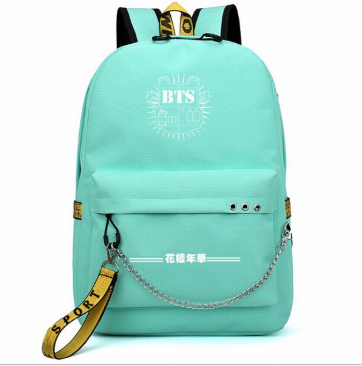 BTS Water repellent Polyester Fabric With USB interface Shoulder bag backpack schoolbag price for 3 pcs