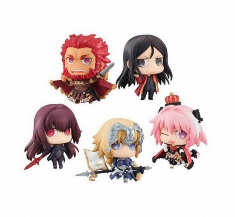 Fate stay night a set of 5 Boxed Figure Decoration 5X8X10CM 180G