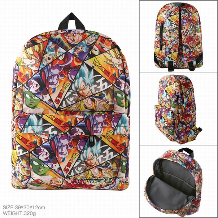 DRAGON BALL Cotton imitation nylon composite waterproof fabric Backpack bag