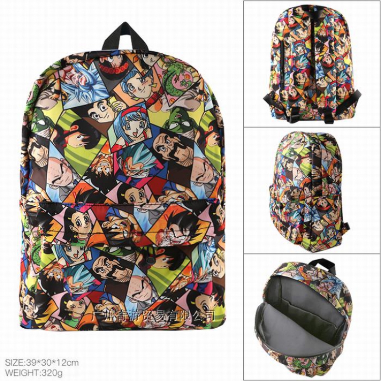 DRAGON BALL Cotton imitation nylon composite waterproof fabric Backpack bag