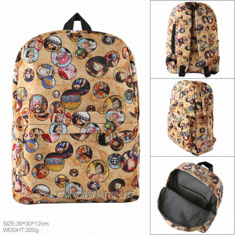 One Piece Cotton imitation nylon composite waterproof fabric Backpack bag