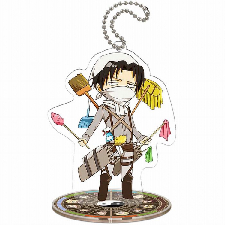 Shingeki no Kyojin Q version Small Standing Plates Acrylic keychain pendant 9-10CM Style B