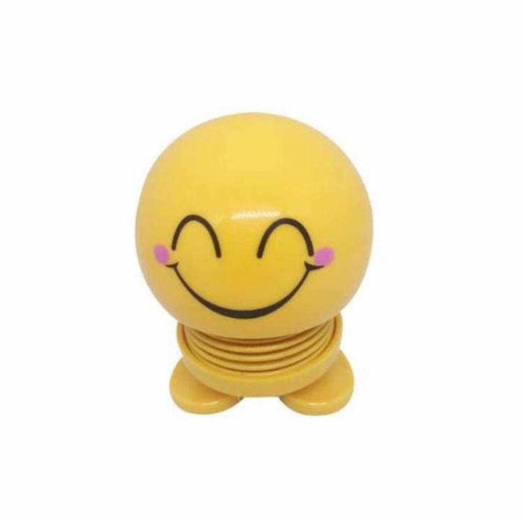 Emoticon Spring man Shake head Boxed Figure Decoration 10CM price for 3 pcs