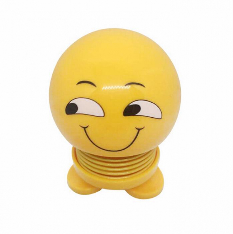 Emoticon Spring man Shake head Boxed Figure Decoration 10CM price for 3 pcs