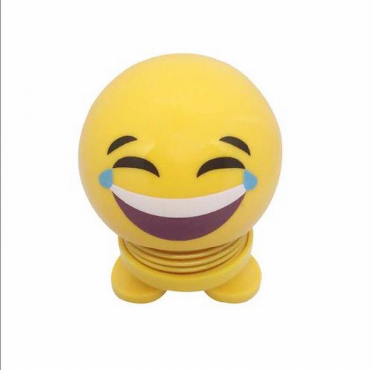 Emoticon Spring man Shake head Boxed Figure Decoration 10CM price for 3 pcs