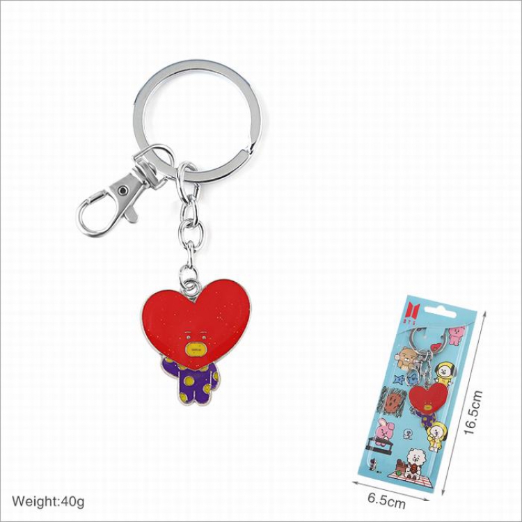 BTS BT21 Keychain pendant price for 5 pcs