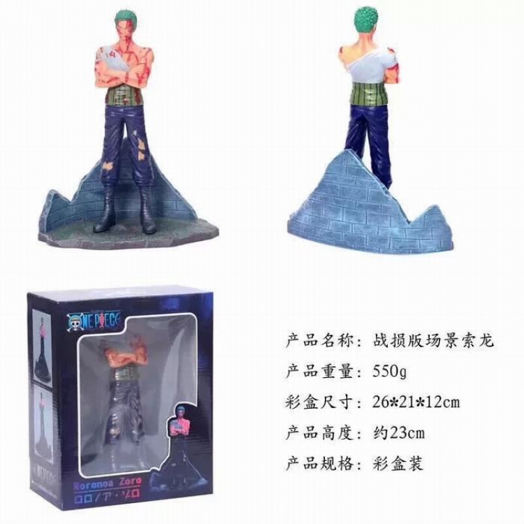 One Piece Roronoa Zoro Boxed Figure Decoration 23CM